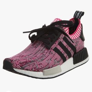 EUC Super cute Adidas NMD R1 shock pink running sneakers